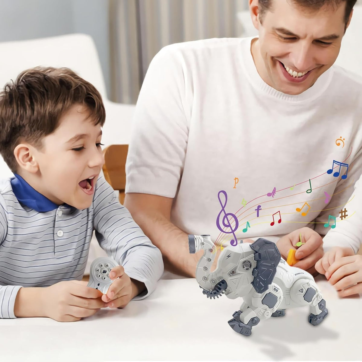 Remote Control Elephent With Smoke & Spray