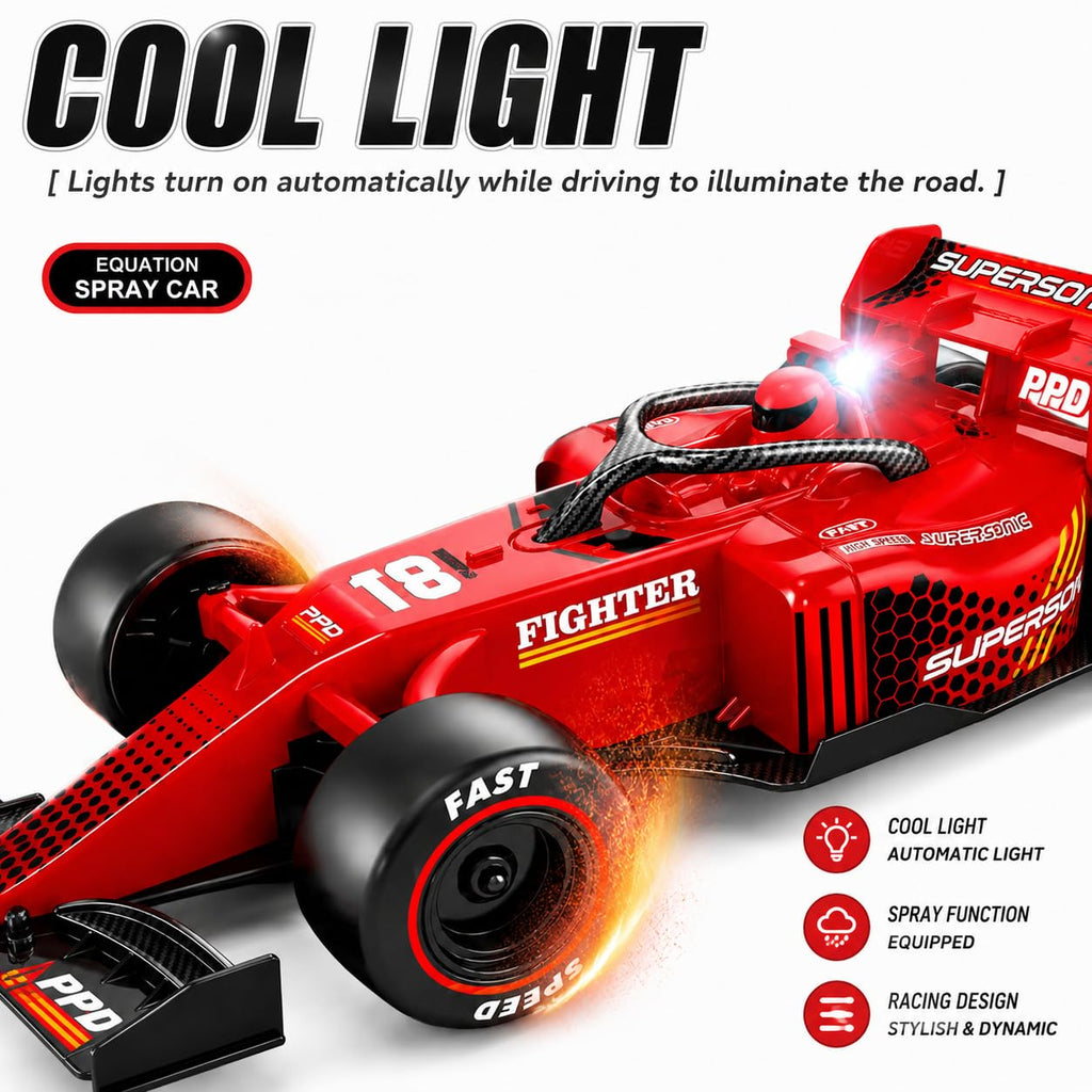 Drift GO Formula RC Car for Kids with Smoke