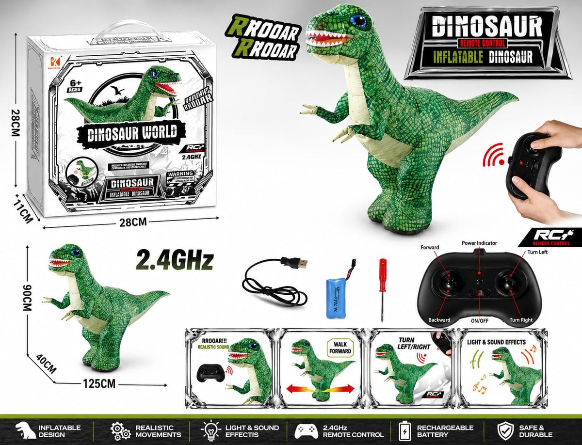 Remote Control Inflatable Dinosaur
