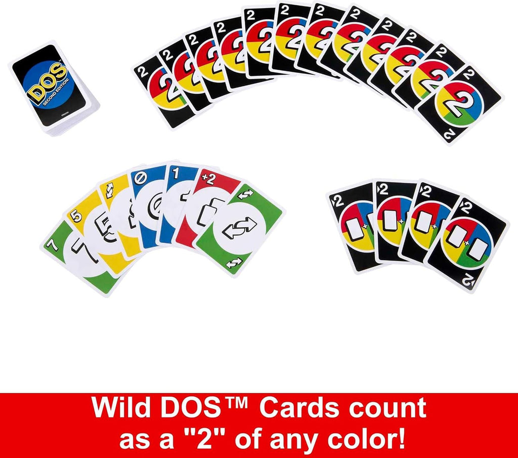 Dos Classic Card Game with a Family Friendly Twist