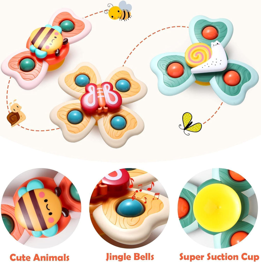 Baby Bath Toys Spinner Toy 3 PCS