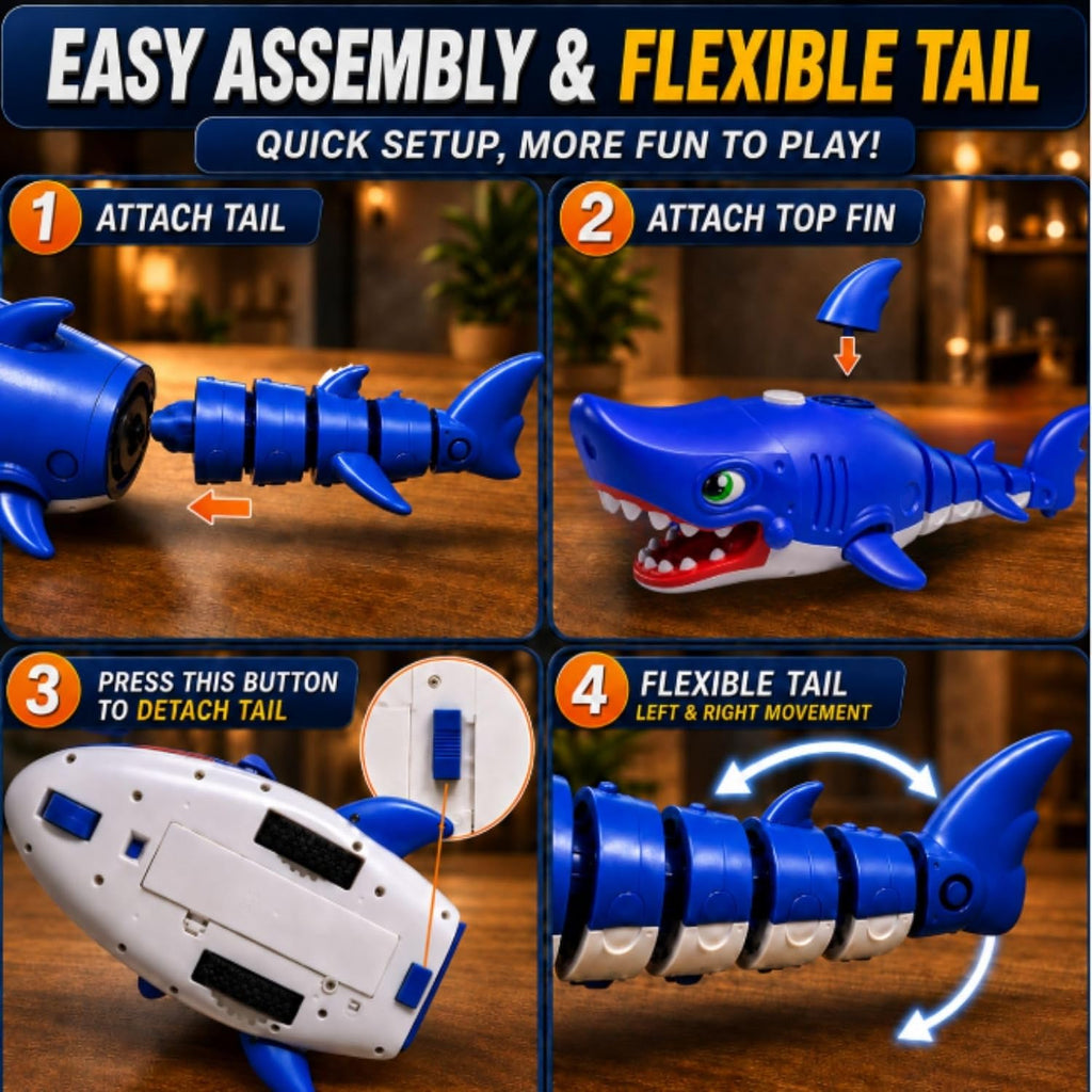 Joyful Shark Stunt Car Toy for Kids