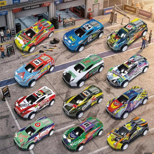 12 Pcs Racing Car Set