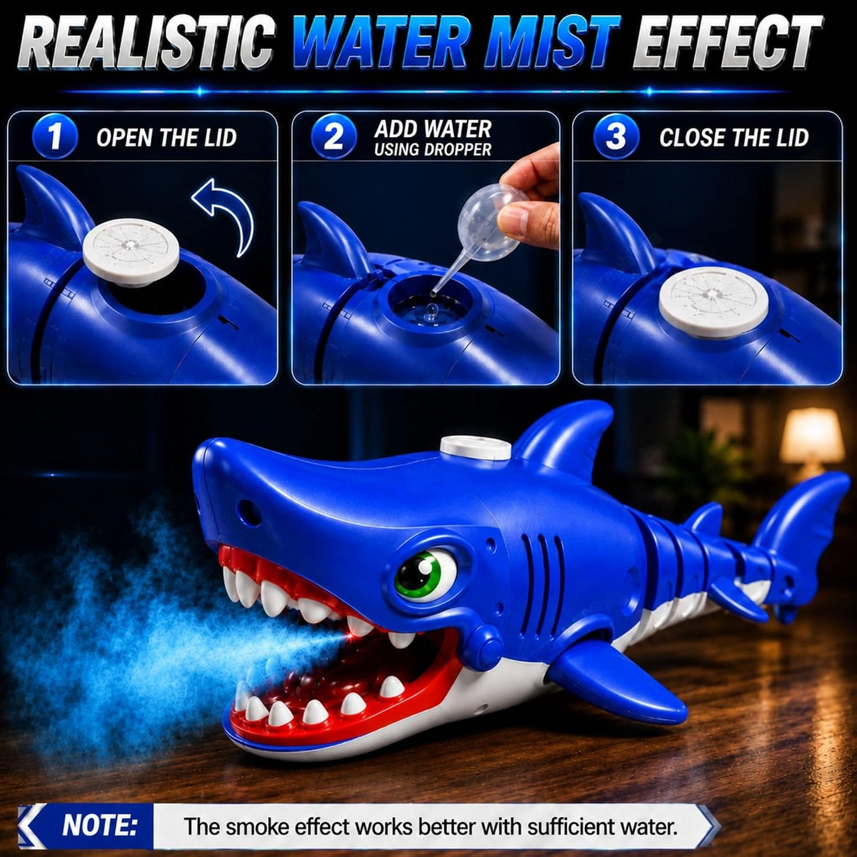 Joyful Shark Stunt Car Toy for Kids