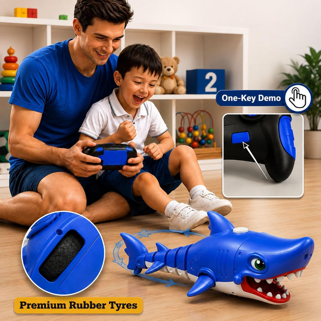 Joyful Shark Stunt Car Toy for Kids