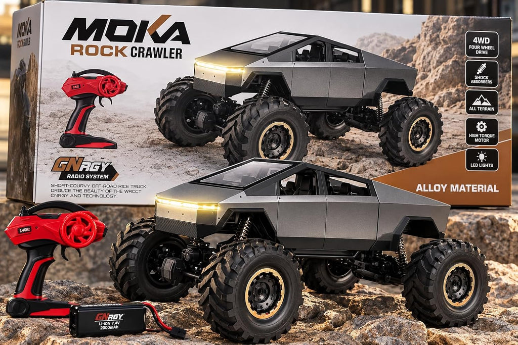 Tesla RC Rock Crawler Off-Road Truck