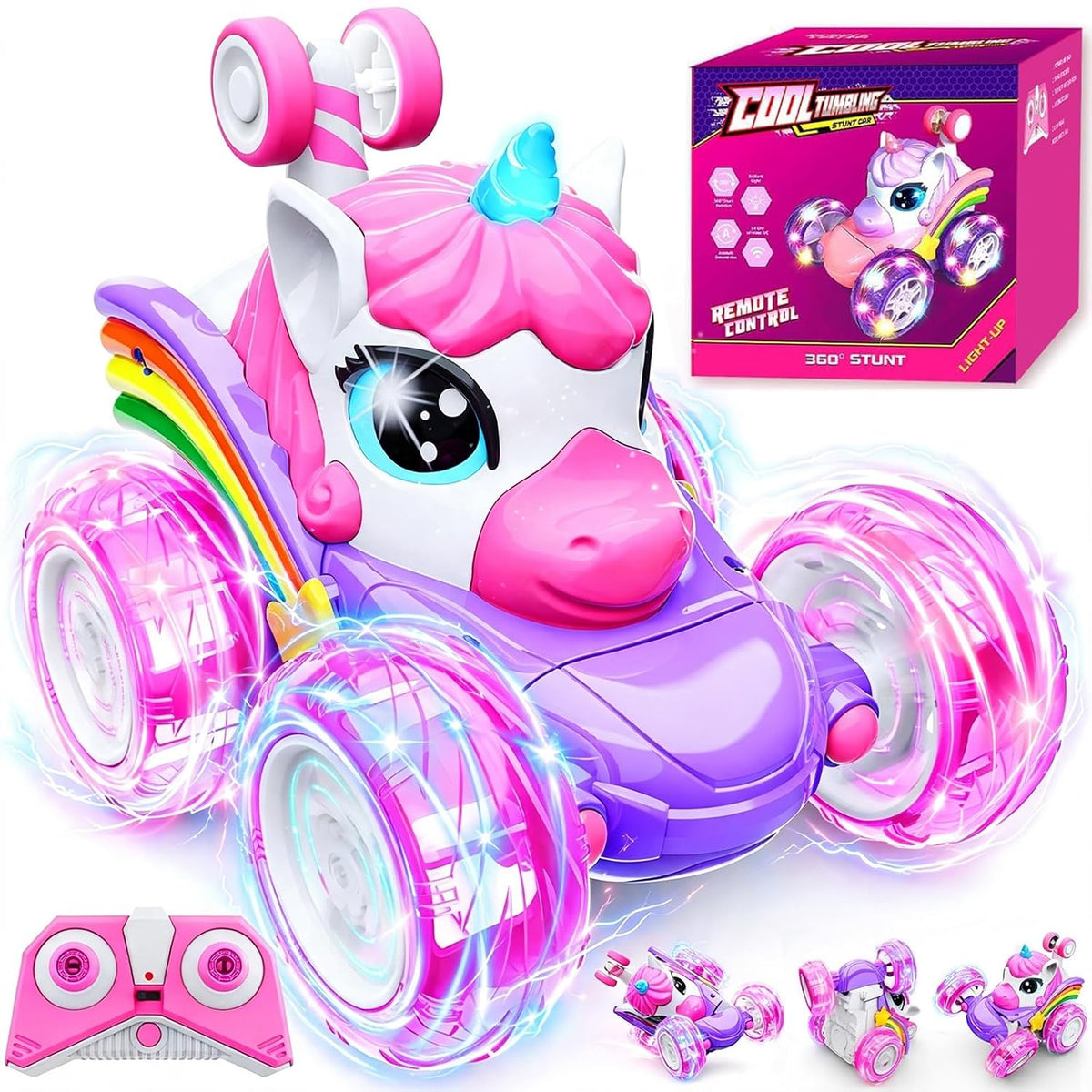 Unicorn Remote Control Car Toys for Girl