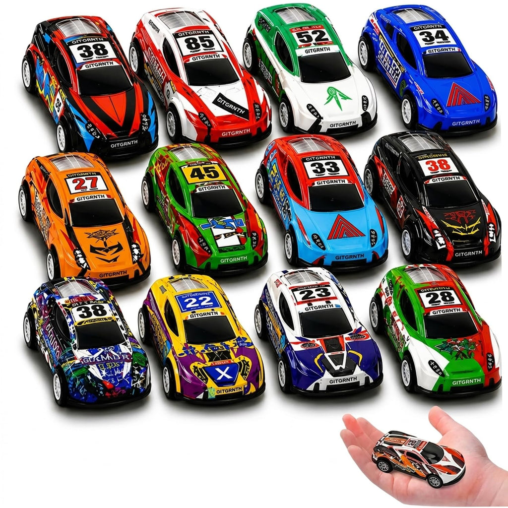 12 Pcs Racing Car Set