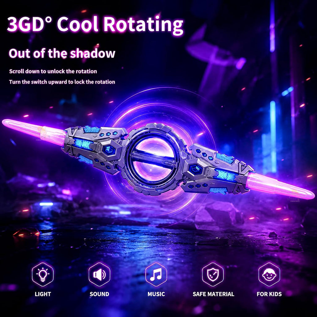 Fire Piral Sword Double Edged Rotating