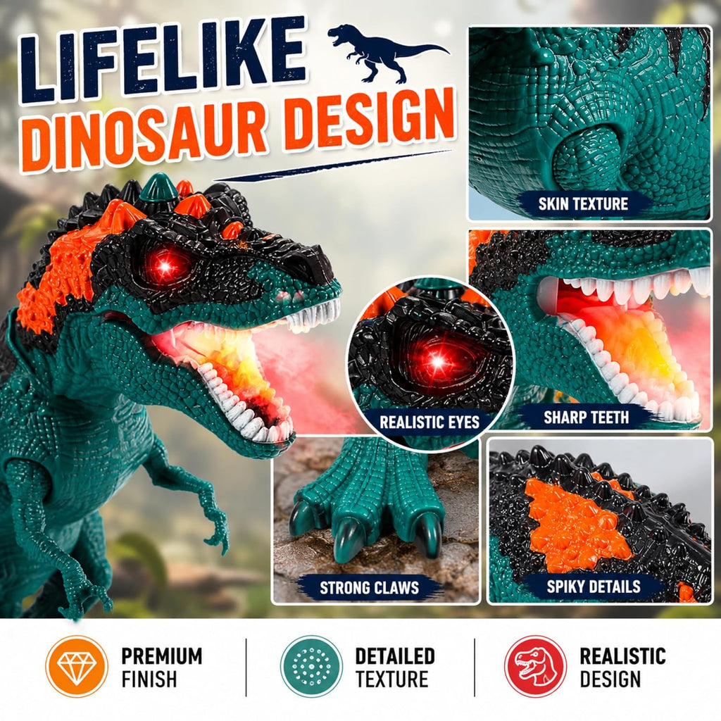 Remote Control Dinosaur With Smoke 2.4GH