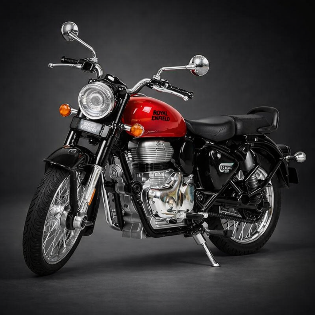 Royal Enfield Classic 350 Diecast Scale Model Bike