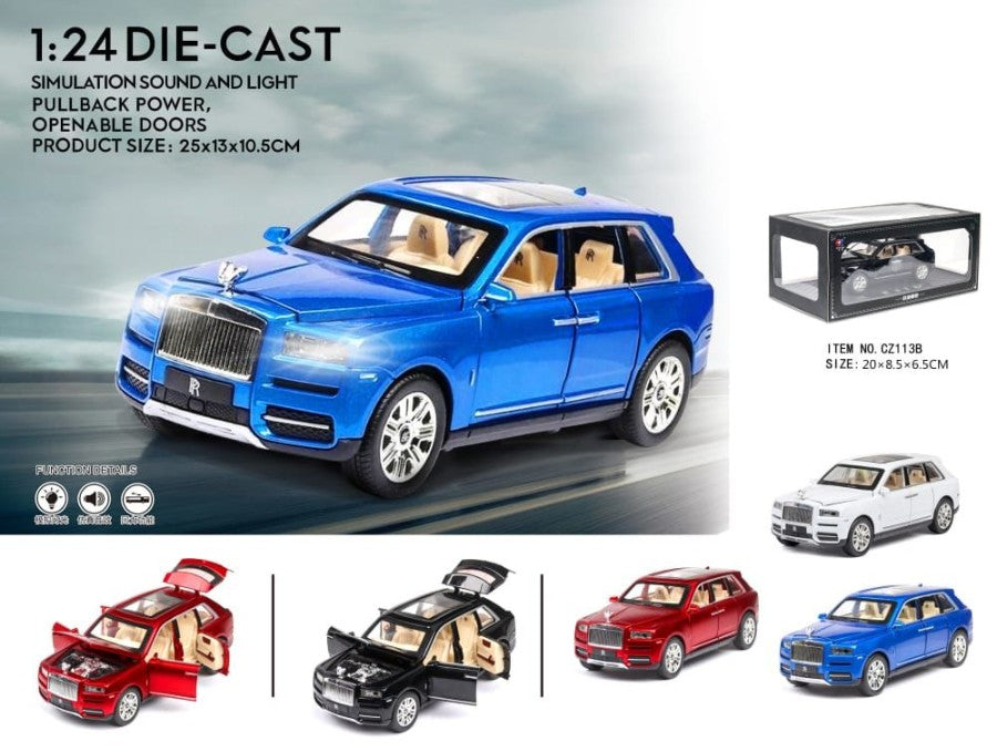 Rolls Royce Cullinan Exclusive Alloy Metal Car