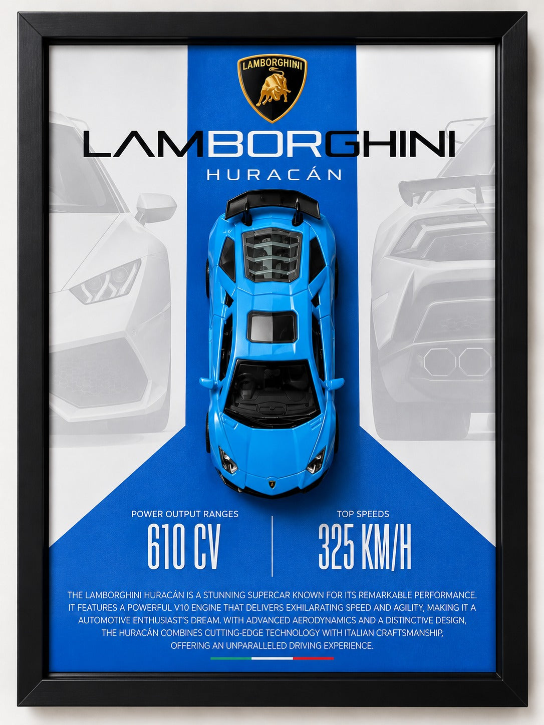Lamborghini 3D frame