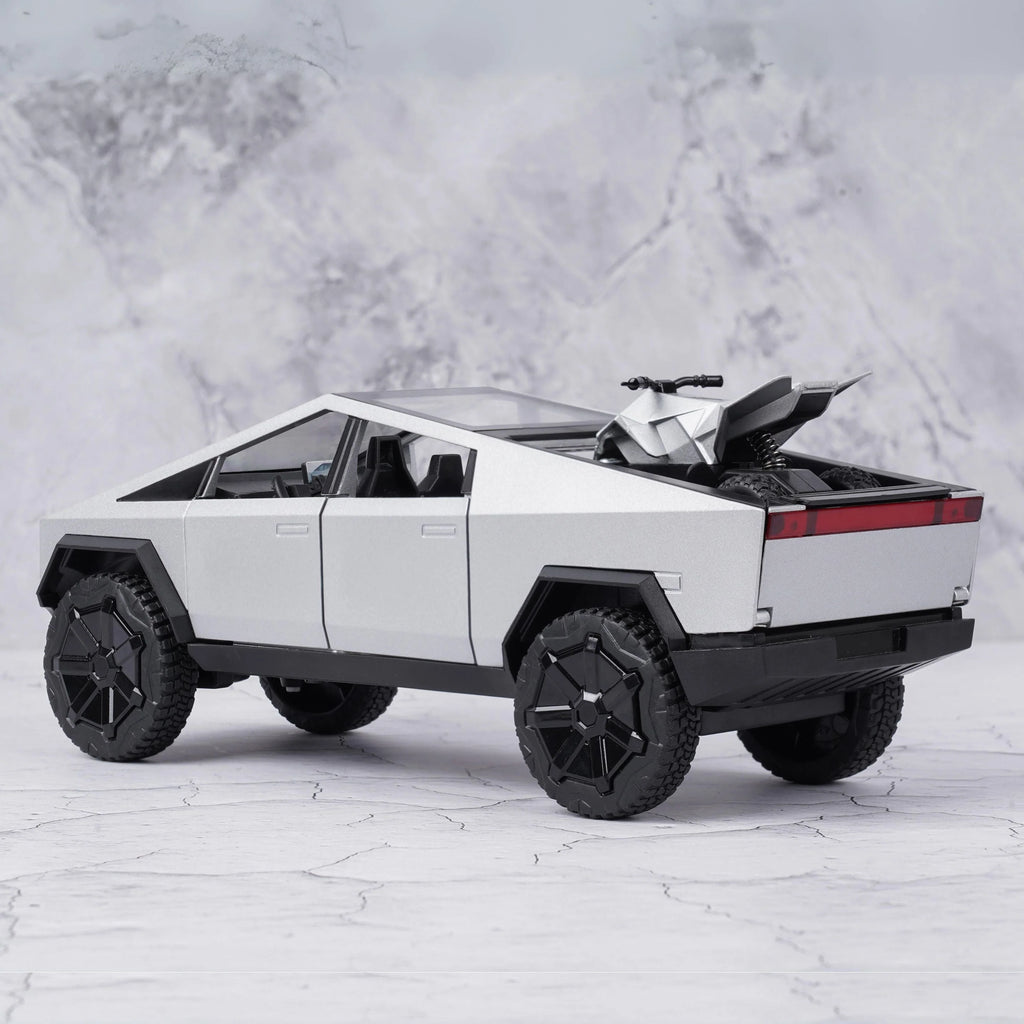 Tesla Cybertruck Dc All-Wheel Drive Diecast Scale Model Car