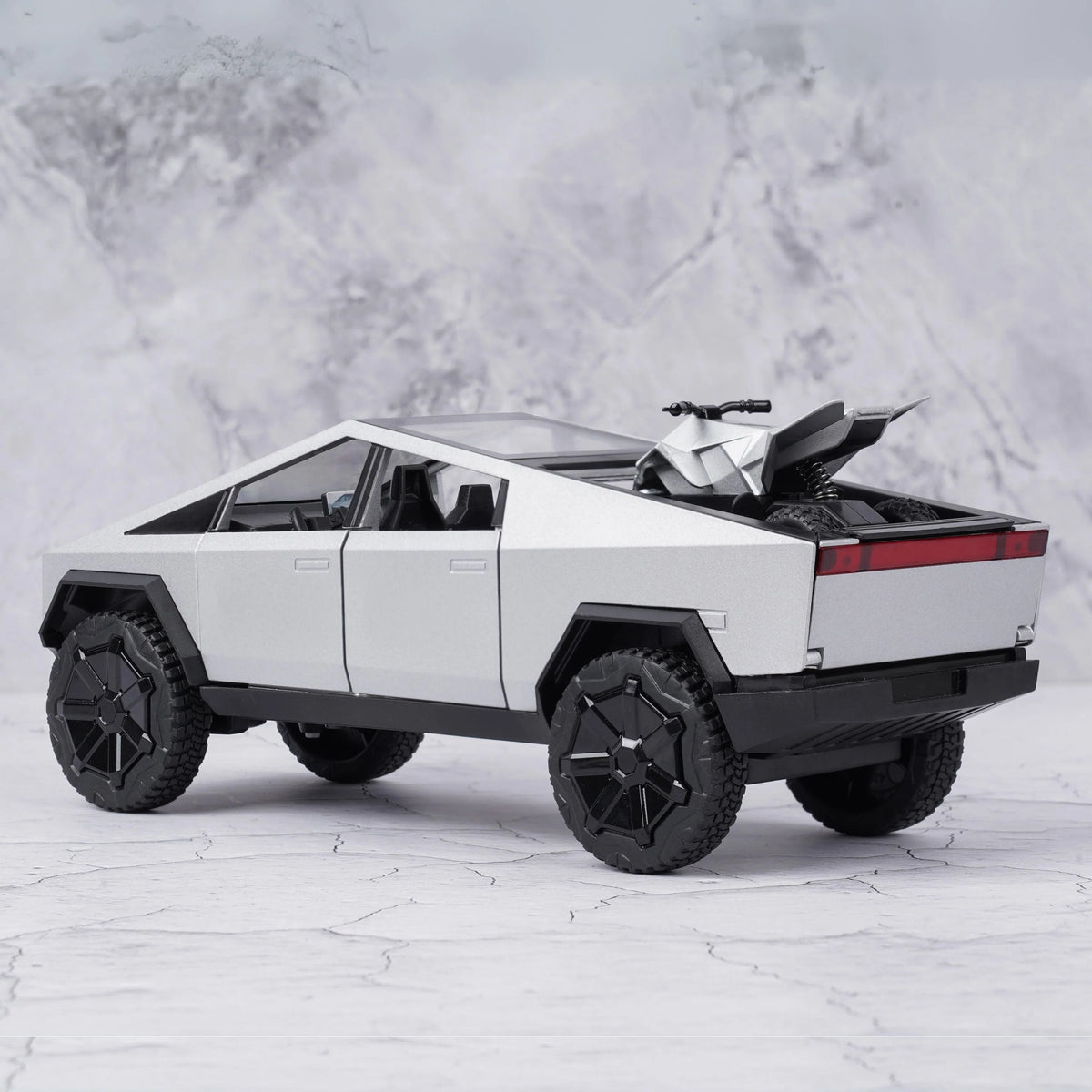 Tesla Cybertruck Dc All-Wheel Drive Diecast Scale Model Car