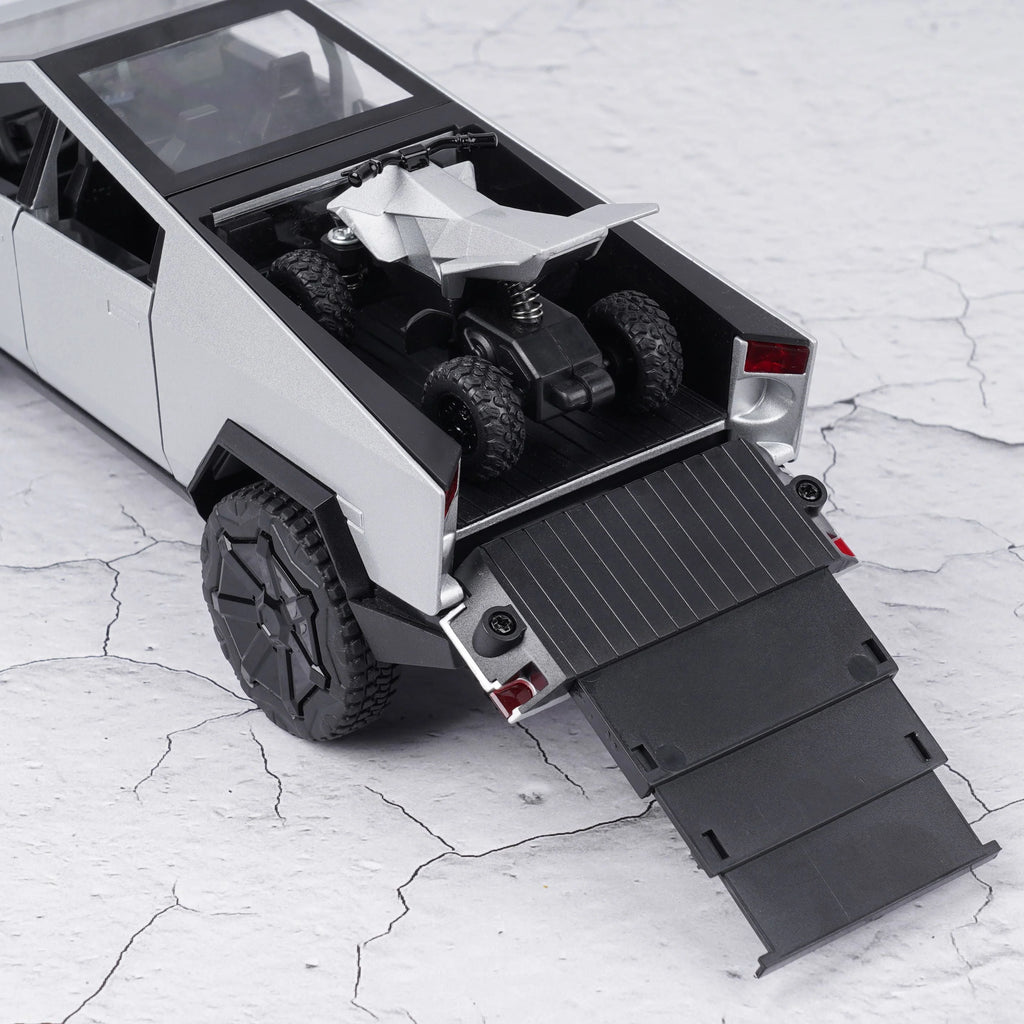 Tesla Cybertruck Dc All-Wheel Drive Diecast Scale Model Car