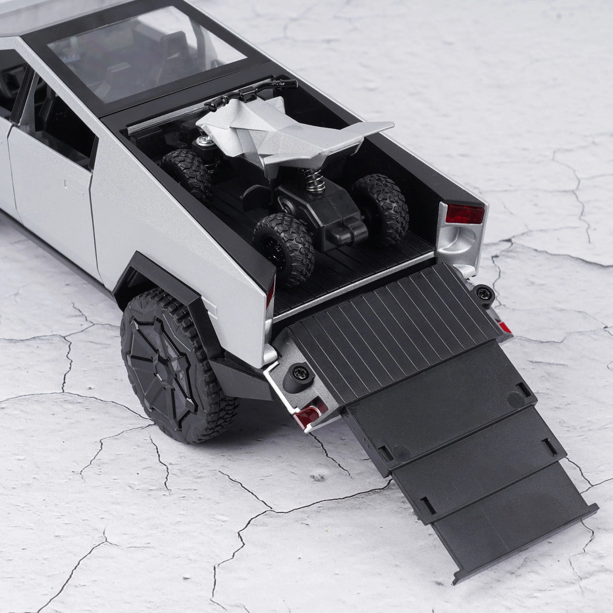 Tesla Cybertruck Dc All-Wheel Drive Diecast Scale Model Car