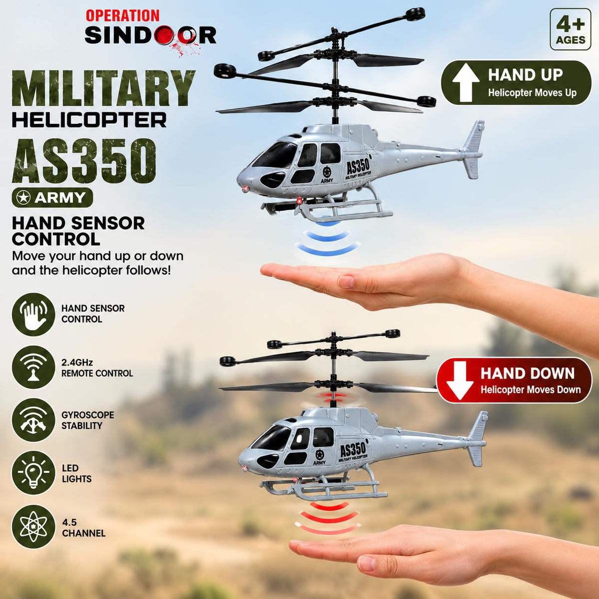 Flying Helicopter Toy for Kids
