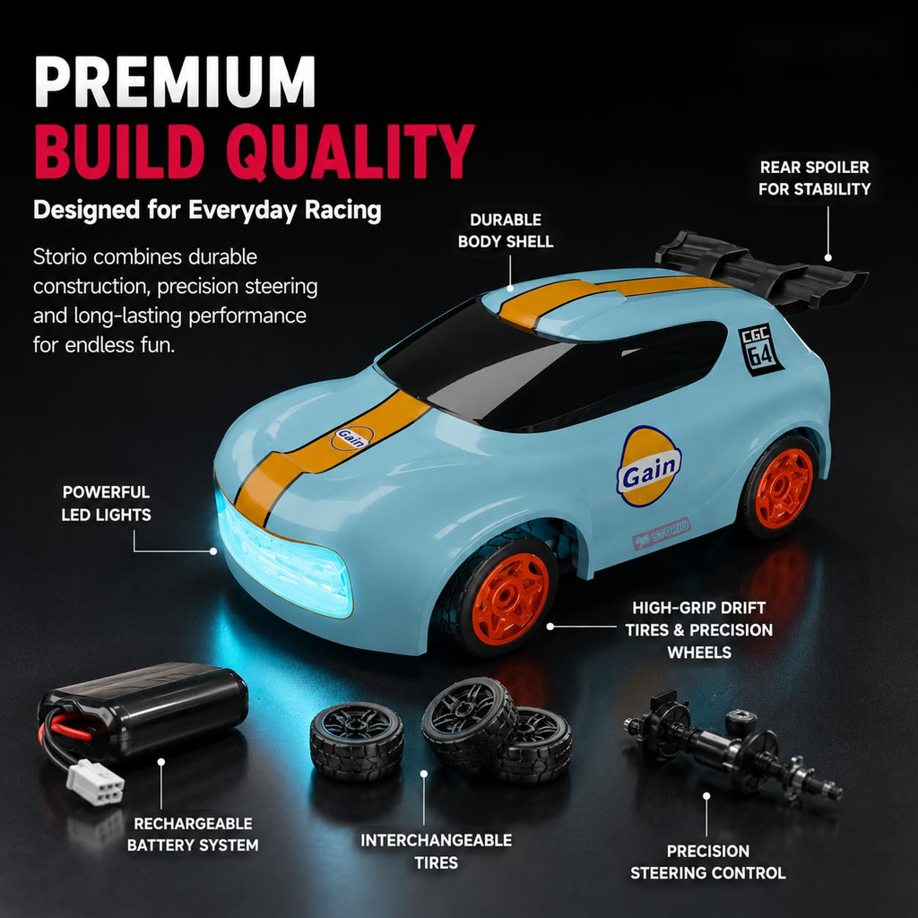 1:64 Scale RC Drift Car